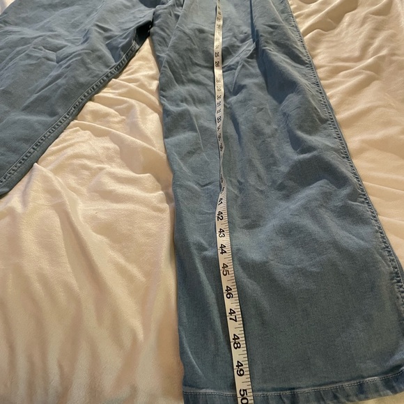 Asos luxe curve size 20 straight leg light wash denim stretchy jeans - Picture 9 of 11